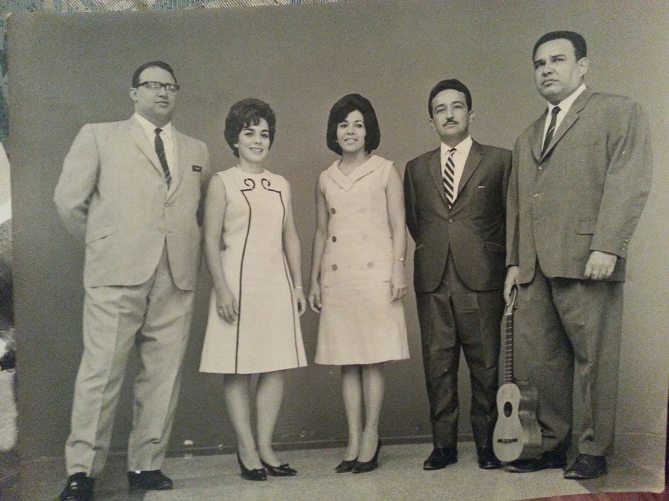 From left to right: Jesús Sevillano, Mariela Valladares, Marina Auristela Guanche, Domingo Mendoza, and Rafael Suárez.